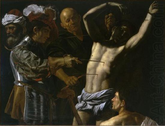 Martyrdom of Saint Sebastian., CECCO DEL CARAVAGGIO